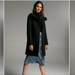 Aritzia Babaton Pearce Wool Coat With Hood